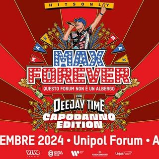 Max Pezzali, concerto di Capodanno al Forum di Assago