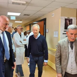 L’assessore regionale Bertolaso negli ospedali di Vigevano, Abbiategrasso e Magenta