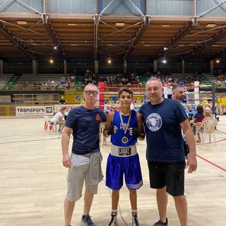 Vittoria per Derek Bianchi (La Costanza Massucchi Mortara) per l’ottantesimo anniversario della Boxe Grignani Lodi