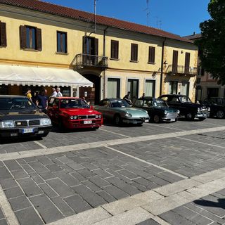 Mede: le immagini di &quot;Lomellina Classic&quot;, esposizione auto d'epoca a scopo benefico