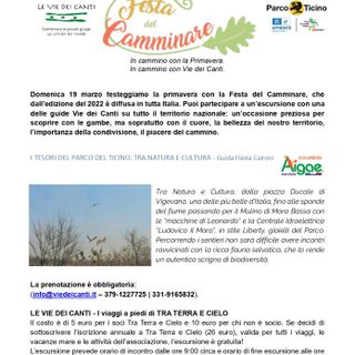 Vigevano: domenica 19 la Festa del Camminare
