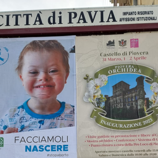 Aborto e sindrome di down: campagna affissioni di Pro Vita &amp; Famiglia a Vigevano e Pavia