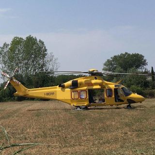 Corbetta: caduta durante la corsa in motocross, 65enne elitrasportato in codice giallo al San Carlo