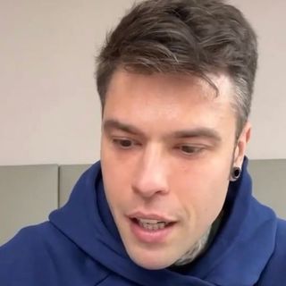 Un fermo immagine dell'annuncio di Fedez via Instragram