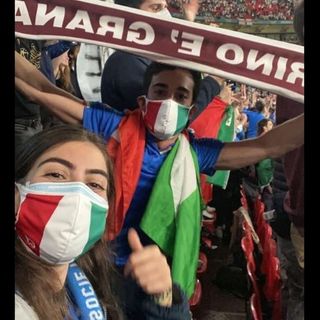 Francesca Pinto ed Edoardo Fiora domenica alla finale, e prima ancora nella partita contro la Spagna