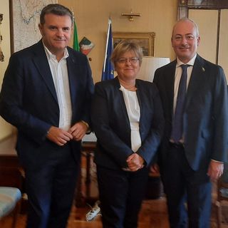 Pavia: il sottosegretario di stato alla giustizia Andrea Ostellari in visita alla Prefettura