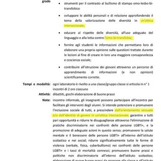Pro Vita e Famiglia contro il Comune di Pavia: &quot;Stop al gender nelle scuole&quot;