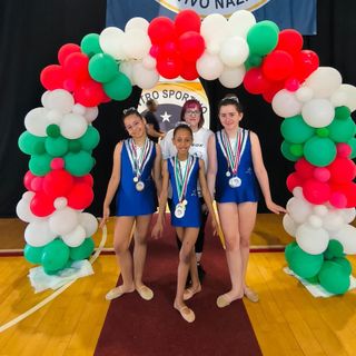 Ginnastica ritmica, pioggia di medaglie per le giovani della Costanza Massucchi Mortara nelle finali nazionali CSEN