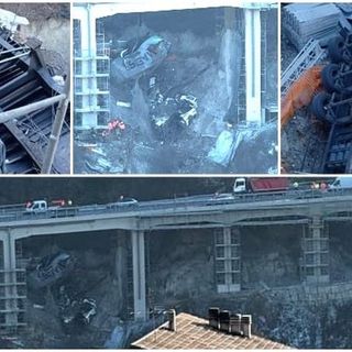 Spaventoso incidente sulla A6, camion precipita da un viadotto: un ferito grave dopo un volo di 15 metri