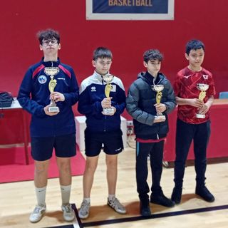 Tennistavolo: torneo regionale giovanile, Alessandro Peluso trionfa nell’under 15