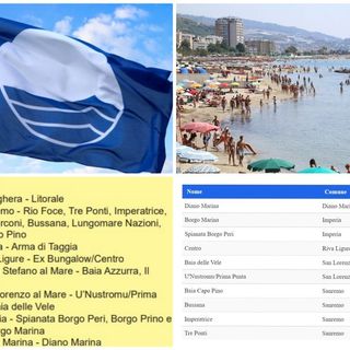 Bandiera Blu, tutte le spiagge più belle e pulite. Tra i comuni entra anche Cannobio, oltre a Riccione. Liguria sempre leader