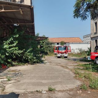 Vigevano: incendio all'ex Molino di via Matteotti