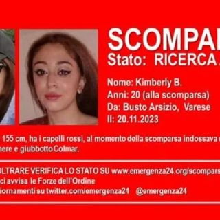 Busto Arsizio, caso Kimberly: allontamento volontario?