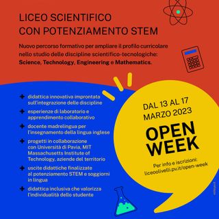 Liceo Olivelli: nasce il primo scientifico Stem di Pavia