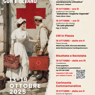 Al via le celebrazioni per i 95 anni della Croce Rossa Comitato Vigevano