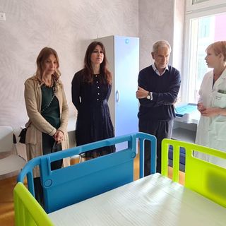Voghera, ospedale civile: nuovi locali per il reparto di pediatria. Presenti assessori a welfare e famiglia