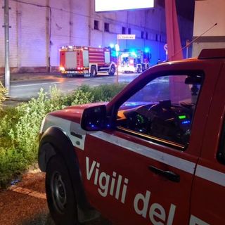 Mortara: doppio incendio nell'area dell'ex fabbrica Marzotto