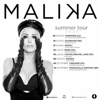 Vigevano: Malika Ayane in concerto il 4 settembre al Castello Sforzesco