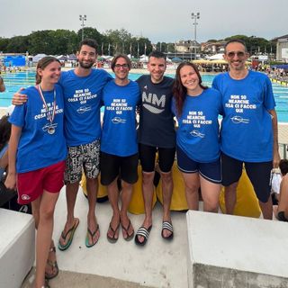 nella foto Sara Cremona, Roberto Gaggianesi, Andrea Bonato, Davide Brasca, Sara Invernizzi e Alessandro Malinverni