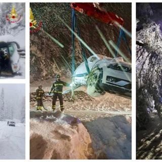 Bellunese sommerso di neve: autisti bloccati e soccorsi tra l'Ampezzano e l'Agordino