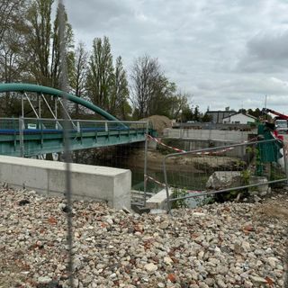 Arrivato a Novara il nuovo ponte del Terdoppio. FOTO