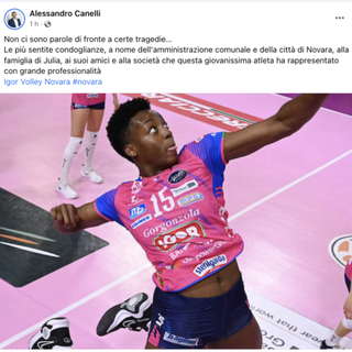 Canelli (sindaco Novara) sulla morte di Julia Ituma: &quot;Non ci sono parole di fronte a tragedie simili&quot;