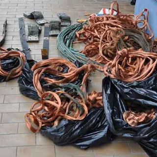Novara, arrestati ladri di rame: giro d’affari da 1 milione di euro