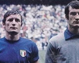 Gigi Riva e Ricky Albertosi in azzurro