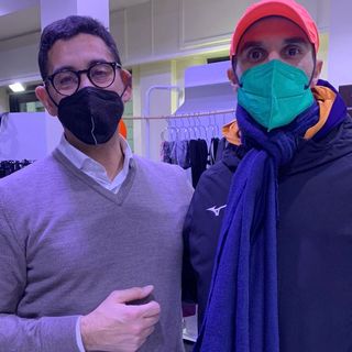 L'incontro con Erik Crepaldi: «Che gioia rivederlo in perfetta salute»