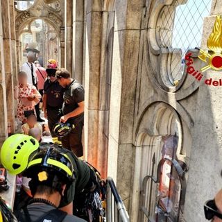 Malore a turista americana sulle terrazze del Duomo