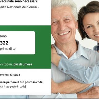 Vaccinazione AntiCovid, nei primi minuti già oltre 20mila in coda (90mila prima delle 14) e disguidi