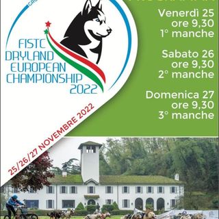 La Riserva San Massimo sarà la location del campionato europeo Dryland Fistc, la gara internazionale di Sleddog