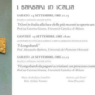 Gambolò, al Museo Archeologico Lomellino arrivano i Barbari
