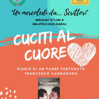 Gambolò: emozioni, paure e gioie. Il vigevanese Francesco Cannadoro presenta il libro #Cuciti al cuore