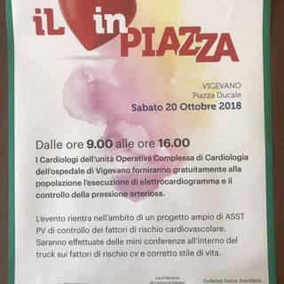- FOTONOTIZIA - Vigevano: presentata l'iniziativa &quot;Il Cuore in piazza&quot;