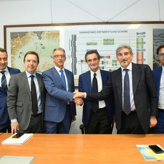 Sannazzaro de' Burgondi: sostenibilità ed economia circolare, firmato protocollo intesa Regione/Eni. Fontana: &quot;Lavoriamo per migliorare qualità vita&quot;