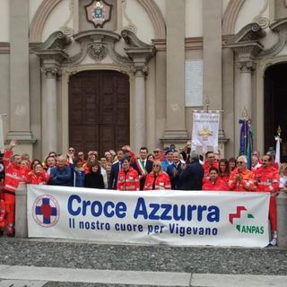 - (FOTOGALLERY) - Vigevano, si festeggiano i 50 anni di Croce Azzurra