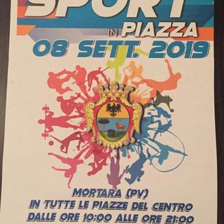 Mortara: domenica l’evento “Sport in piazza”. Attesi nel centro mortarese grandi e piccini
