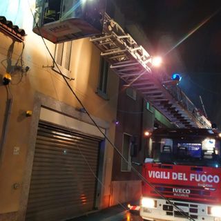 Tromello: crolla parzialmente una palazzina in via Salvadeo, evacuate 2 persone