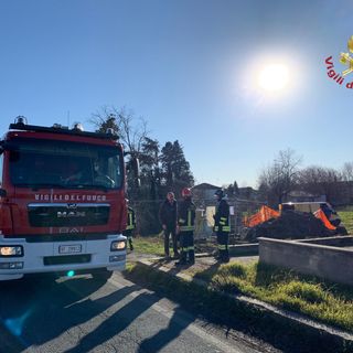 San Martino Siccomario: cede un tappo di una conduttura del gas, chiusa nel pomeriggio la provinciale 35