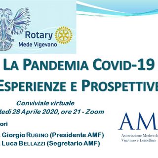 Vigevano, il Rotary Mede Vigevano presenta &quot;La Pandemia Covid-19, Esperienze e Prospettive&quot;