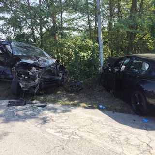 Mede: frontale fra due auto, interviene l'elisoccorso