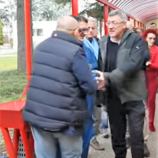 Sannazzaro de’ Burgondi: il neo segretario della Cgil Maurizio Landini in visita ieri presso il polo petrolchimico Eni