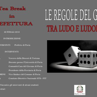 &quot;Tea break&quot; della Prefettura contro il fenomeno delle ludopatie