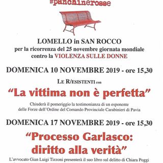 Lomello, due pomeriggi per dire “no” alla violenza sulle donne
