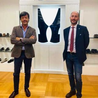 (Nella foto, da sx a dx, Guido Mario Scalfi, azionista di maggioranza Moreschi e il consigliere regionale del M5S Lombardia, Simone Verni)