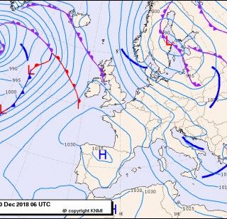 Previsioni meteo per lunedì 10, martedì 11, mercoledì 12 (dicembre)