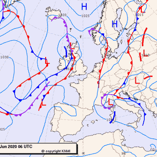 Previsioni meteo per mercoledì 10, giovedì 11, venerdì 12 (giugno)