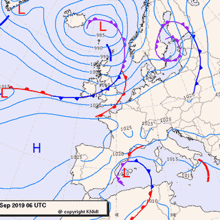 Previsioni meteo per mercoledì 11, giovedì 12, venerdì 13 (settembre)