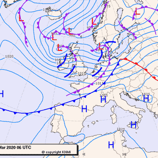 Previsioni meteo per giovedì 12, venerdì 13, sabato 14 (marzo)